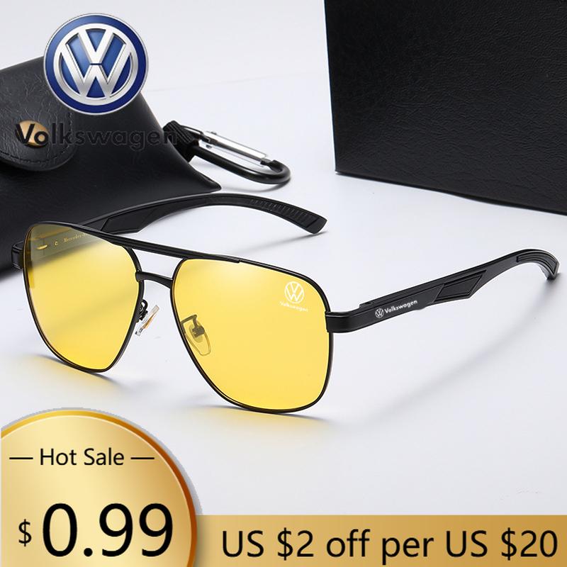 For VOLKSWAGEN VW Car High End Leisure Sunglasses Volkswagen R GTI Golf Tiguan Touareg Arteon Passat Jetta Polo Magotan Men Wome