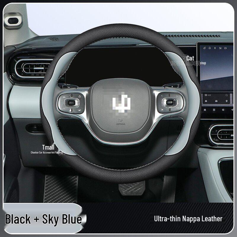 Vlastní potah volantu z pravé kůže pro modely Leapmotor B10/2026 v barvě Star Heng Purple