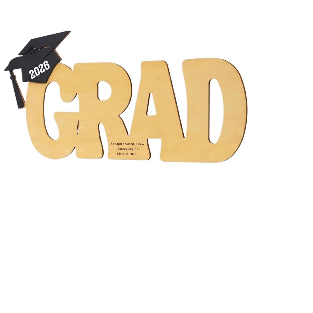 Graduation Wooden Desktop Decoration