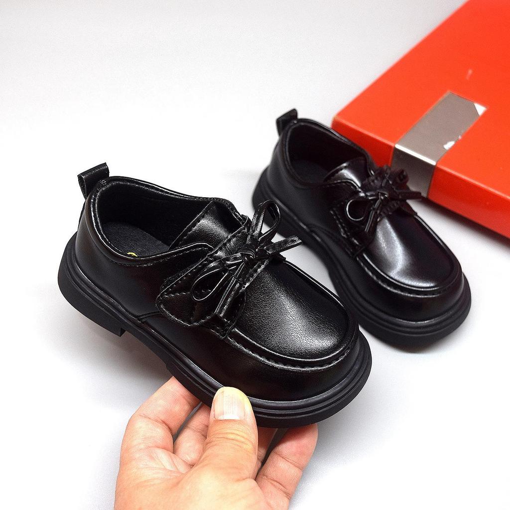 Schwarze Loafer für Mädchen mit weicher Sohle - Performance-Schuhe für Frühling & Herbst