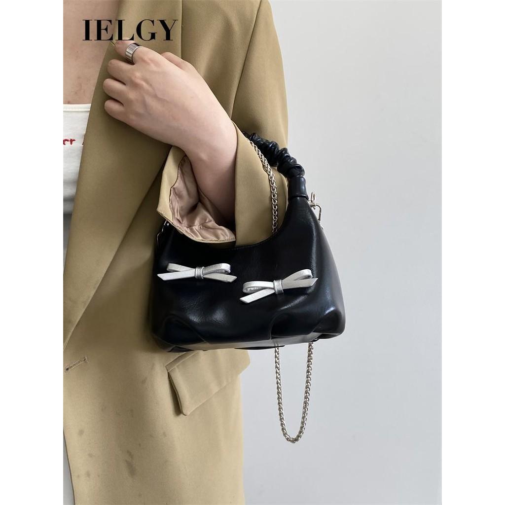 IELGY All-Match Bowknot Portable Shoulder Messenger Bag