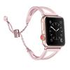 Keepwin Women Classic 304 Stainless Steel Watch Strap Bracelet Diamond Watch Band for Apple IWatch 1 2 3 4 5 6 7 8 9 SE