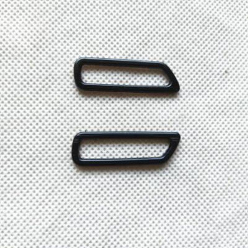 Vorderer Seitenlüftungsgitter-Zierleiste Innenverkleidung Metallabdeckung für Toyota Venza Harrier XU80 Styling-Aufkleber Zubehör