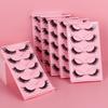 5Pairs 3D Eye Fake Lashes Oblique Flight Clusters False Lashes Individual False Eyelashes  Cosplay