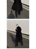 Trendy Britse Stijl Heren Middellange Wolle Trenchcoat – High-End Gevoel, Winter Dikte, Over de Knie Ontwerp