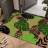 Green Leaves Welcome Mats Entrance Mats Color Printed Outdoor Soil Mats Home Decoration Door Mats