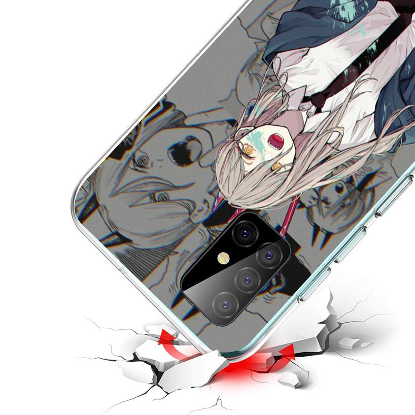 Chainsaw Makima Power Phone Case For Samsung Galaxy A17 A37 A57 A16 A26 A36 A56 A15 A25 A35 A55 A14 A24 A34 A54 A13 A23 A33 A53