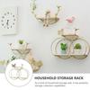 1 set di mensole da parete a forma di farfalla vintage, mensole galleggianti decorative geometriche, porta spezie da appendere per camera da letto, cucina, bagno, divano, sfondo, decorazione da parete