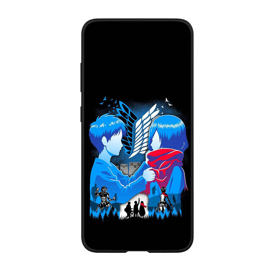 for Samsung Galaxy S25 S24 S23 S22 Ultra FE Plus A17 A37 A57 A56 A55 A06 A16 A15 A36 A26 A35 A05 A25 A54 Phone Case Lovely Attack on Titan Levi Cover