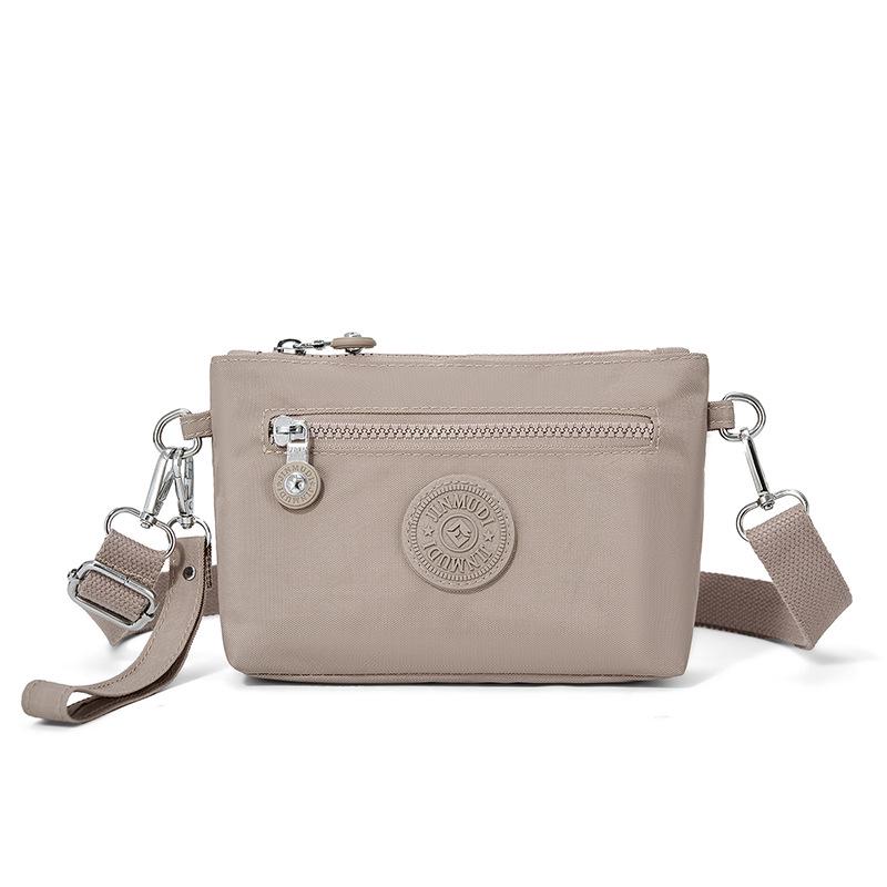 2026 Frühling Damen Wasserdichte Nylon Schultertasche Crossbody Tasche mit Münzfach mit mehreren Fächern