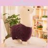 Adorabile Peluche Alpaca Giocattolo con Design di Pecorella Carina in Vari Colori