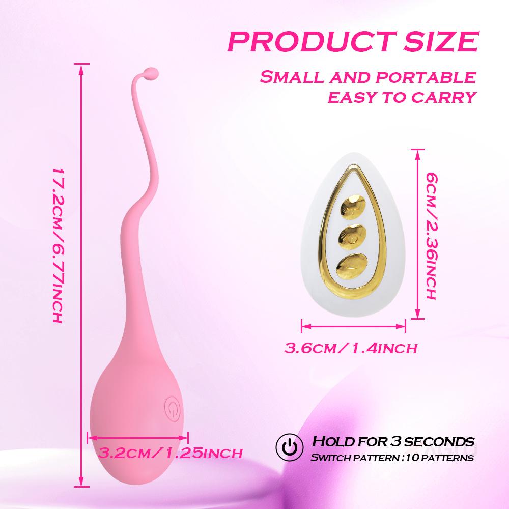 Vibrator cu telecomandă fără fir pentru femei Dildo cu punct G Stimulator de clitoris Vibrator Love Egg Pollywog Sperm Jucării sexuale pentru adulți