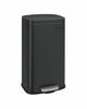 Black Metal Trash Can 30 L