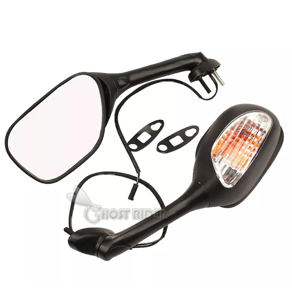 For Suzuki GSXR 600 750 2006 2007 2008 2009 2010 GSXR 1000 2005 2006 2007 2008 K6 K7 K8 Motorcycle with lights Rearview