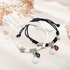 2Pcs/Set Couple Luminous Heart Bracelets