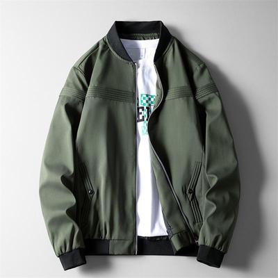 Men's Spring/Autumn Casual Zipper Pilot Jacket - Korean Style