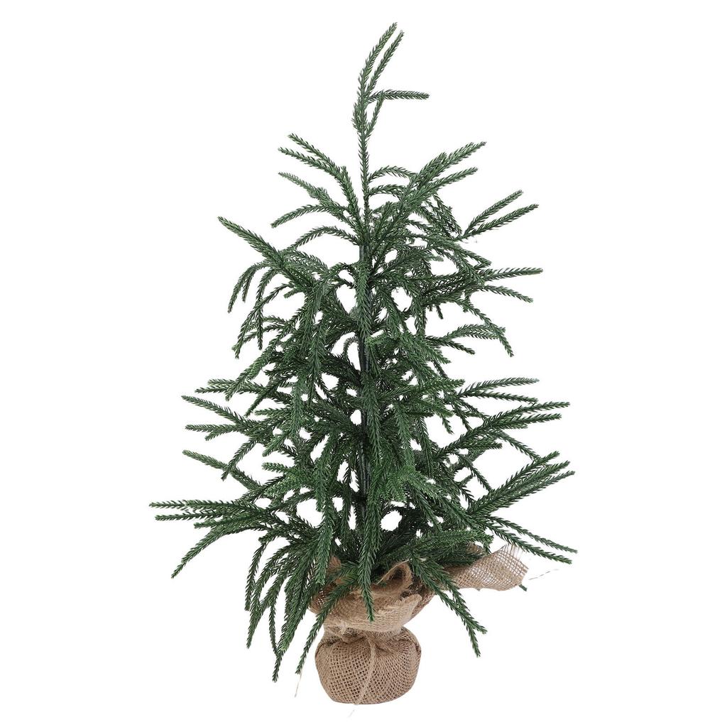 Konstgjord julgran PET Grön Mini julgran Bordsdekoration för Hem Semester Inomhus Matsalsbord Dekor 60cm