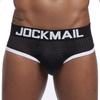 Briefs JOCKMAIL Removable Front and Back Sponge Padded Men's Briefs Breathable Mesh Material Ground Low Waist Fashion Sports Hip Adjustment Underwear