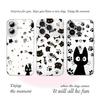 B-Black Cat Phone Case For Iphone17 16 15 11 13 14 Pro Max 7 8 Plus X Xr Xs Max Se2020 12mini Transparent Cov