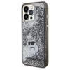 Karl Lagerfeld Klhcp13Llkcnsk Iphone 13 Pro / 13 6.1 Transparent Hardcase Liquid Glitter Choupette