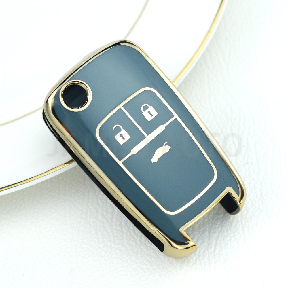 2/3/4/5 Buttons Car Flip Key Cover Case For Chevrolet Cruze Aveo For Buick Opel Corsa Antara Zafira Meriva Insignia Keychain