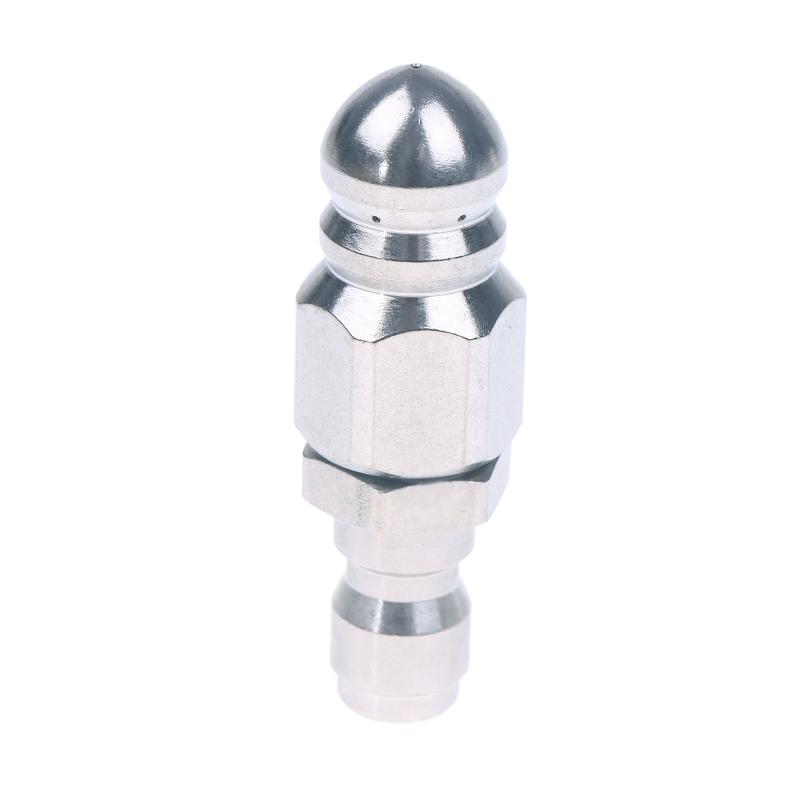 Sewer Jetter Nozzle Mini With 1/4'' Quick Connect Drain Cleaning Nozzle Tips Kit For Drain Jetting Hose