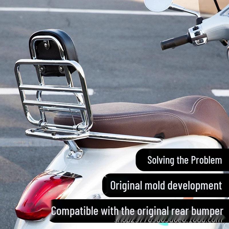 Vespa Sprint/Primavera 150 GTS300 GTV6 Rear Luggage Rack with Foldable Backrest