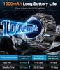 New Military Smart Watch Men 1.7 inches HD AMOLED Screen 100+Sports Heart Rate 1000Mah Battery HD Call 10ATM Waterproof Bracelet