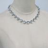 European And American Jewelry, Exquisite Heart-Shaped Rhinestone Necklace, Fashion Dinner Party Neck Jewelry Accessories