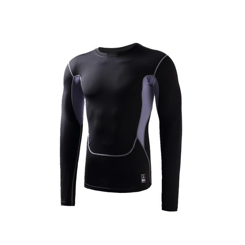 Mens Compression Athletic Set Gym Workout Running Quick-Dry Tank Top Short Sleeve Long Sportswear