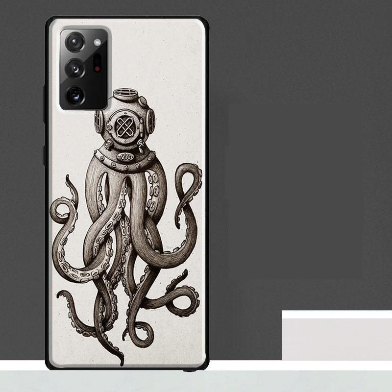 Scuba Diver Mask Diving Case For Samsung Galaxy S20 FE S21 S22 S23 Ultra Note 10 20 Ultra S8 S9 S10 Plus Cover Coque