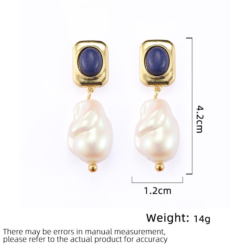 Damen Leichter Luxus Design Elegante Vintage Barock Imitationsperlen Ohrringe Modische Und Vielseitige Nischendesign Ohrringe