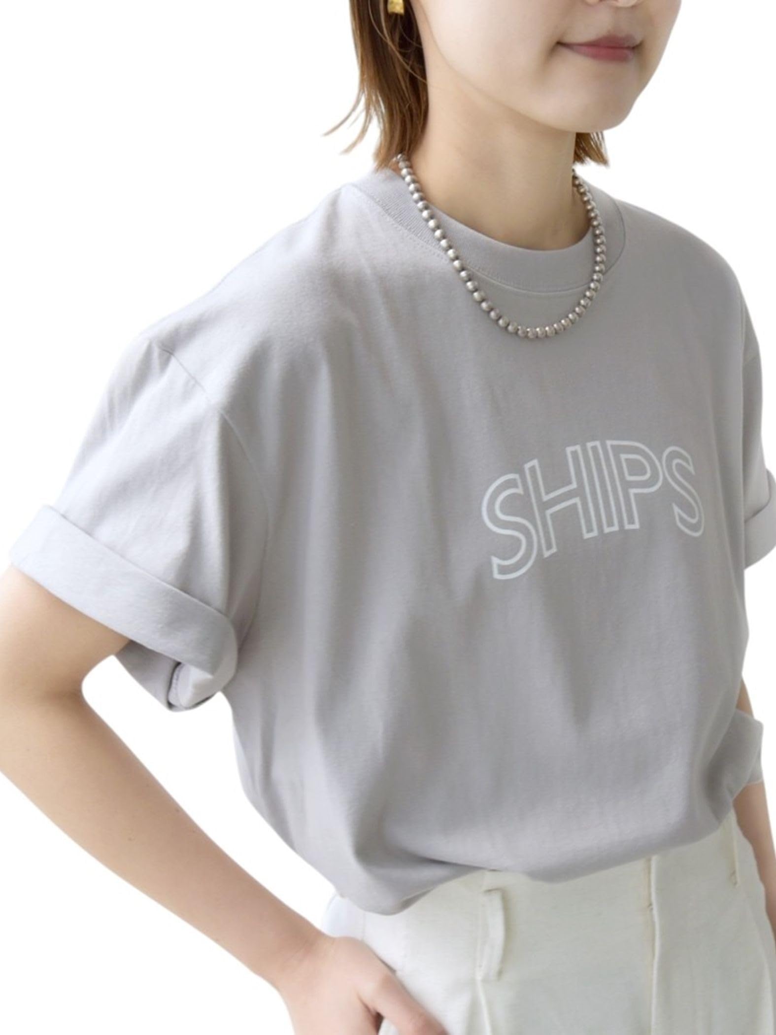 

Ships for Women SHIPS Round Print Logo Tee 312320893 Light Gray Large Web-Exclusive