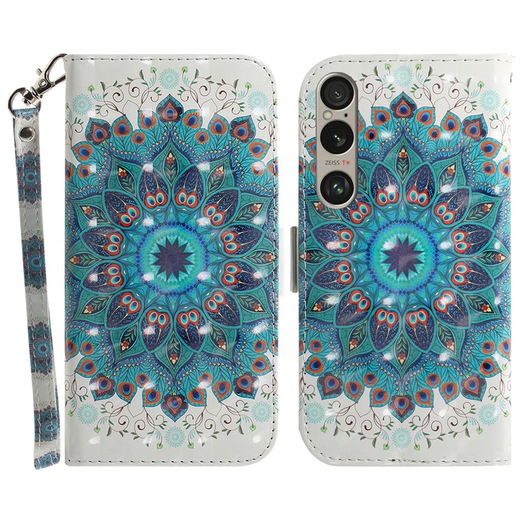 For Sony Xperia 1 VI Case Pattern Printing Wallet Stand Leather Phone Cover