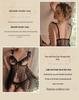 Grenzüberschreitende erotische Träger-Dessous: Sexy Push-up Durchsichtiger Nachthemd mit Offenem Schritt