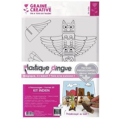 Kit plastique fou - théâtre en 3D - Indiens