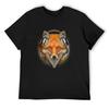 T-shirt Renard Avec Casque Écoutant de la Musique vêtements anime surdimensionné costumes drôles vêtements de luxe hommes