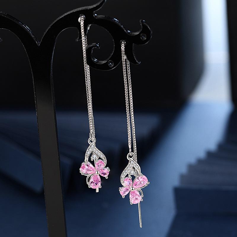 Lindon Copper Alloy Zircon Earrings Drop Earrings For Women Wedding Party Gifts