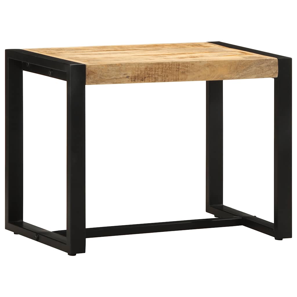 Bench 60x35x45 cm Rough Solid Mango Wood
