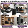A25F-Reusables Clothes Organizer 24L Hand Roll Compression Storage Bag Travel Luggage Cubes Sealed Packing Bag