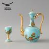 Yongfengyuan Madam Porcelain 10-Piece Chinese Liquor Set
