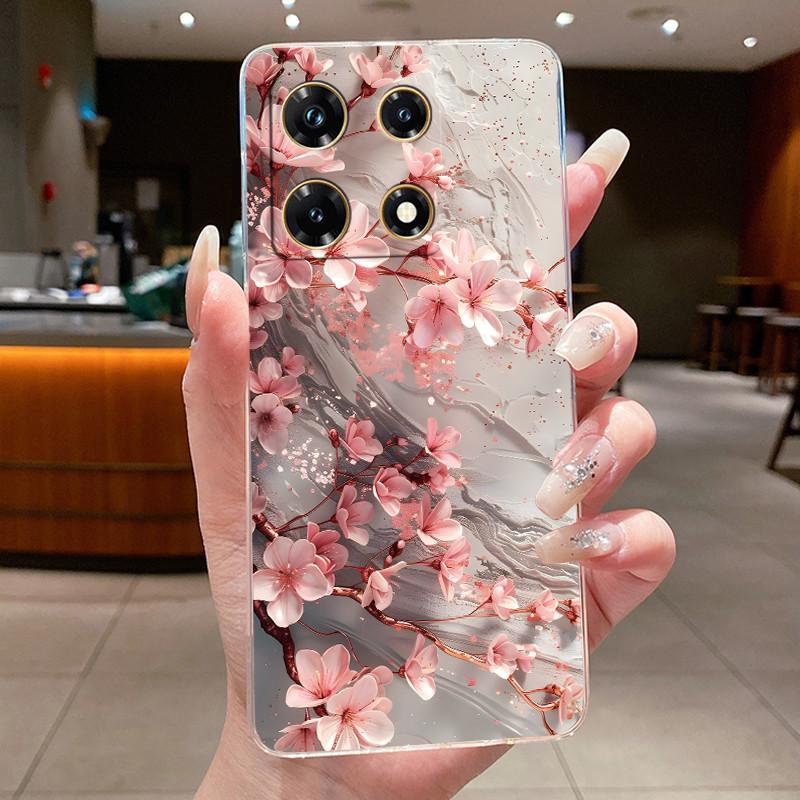 For Infinix Note 30 Pro Cases Note 30 VIP Flower Phone Cover Bumper For Infinix Note 30 5G X6711 Note30 4G Soft Silicon TPU Case