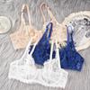 Europe and The United States Thin Single-layer Sexy Bra Full Lace Steel Ring Cottonless Bra Adjustable Big Yards Bra