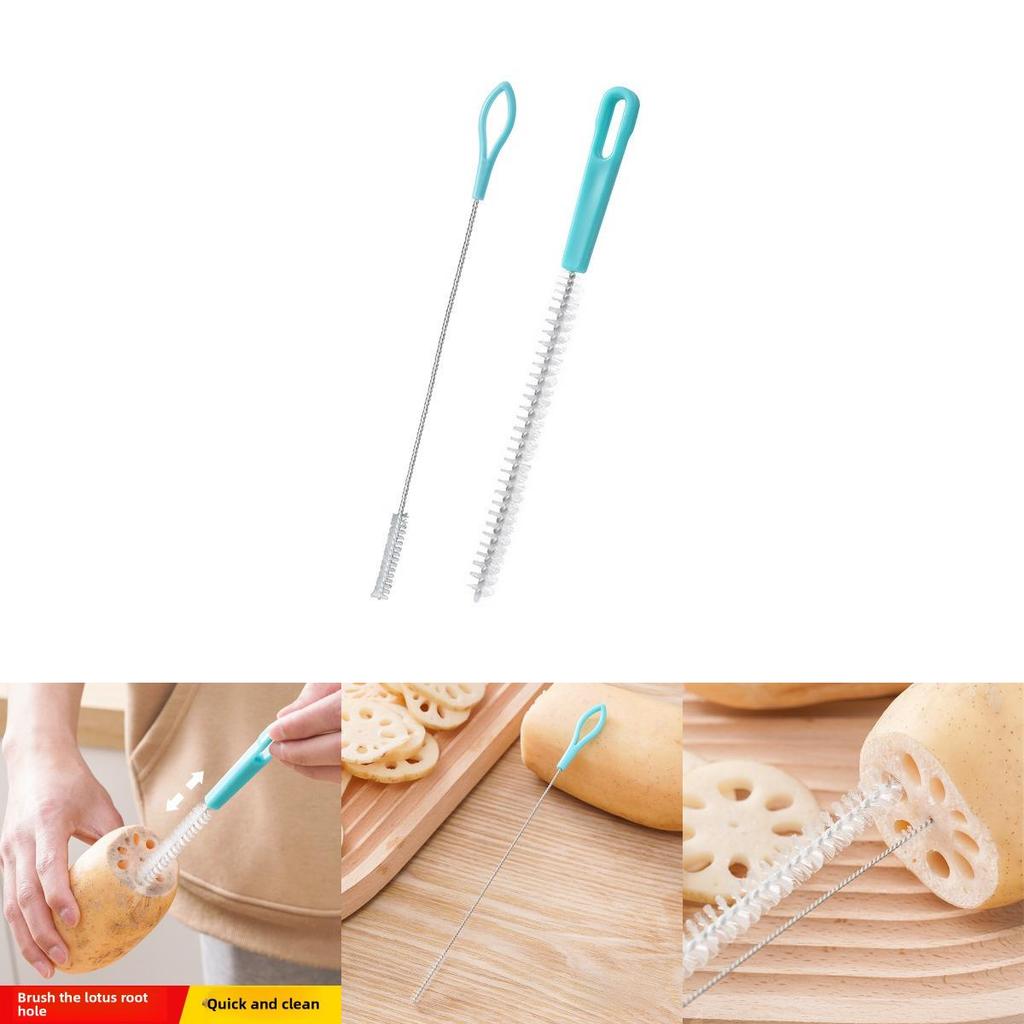 Stainless Steel Vegetable And Fruit Cleaning Brush For Kitchen Use And Home Cooking