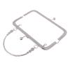 18cm Vintage Flower Embossing Purse Metal Clasp Handle DIY Handbag