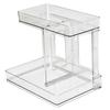 Double Layers Desktop Storage Rack Modern   Makeup Shelf   for Vanity Bathroom