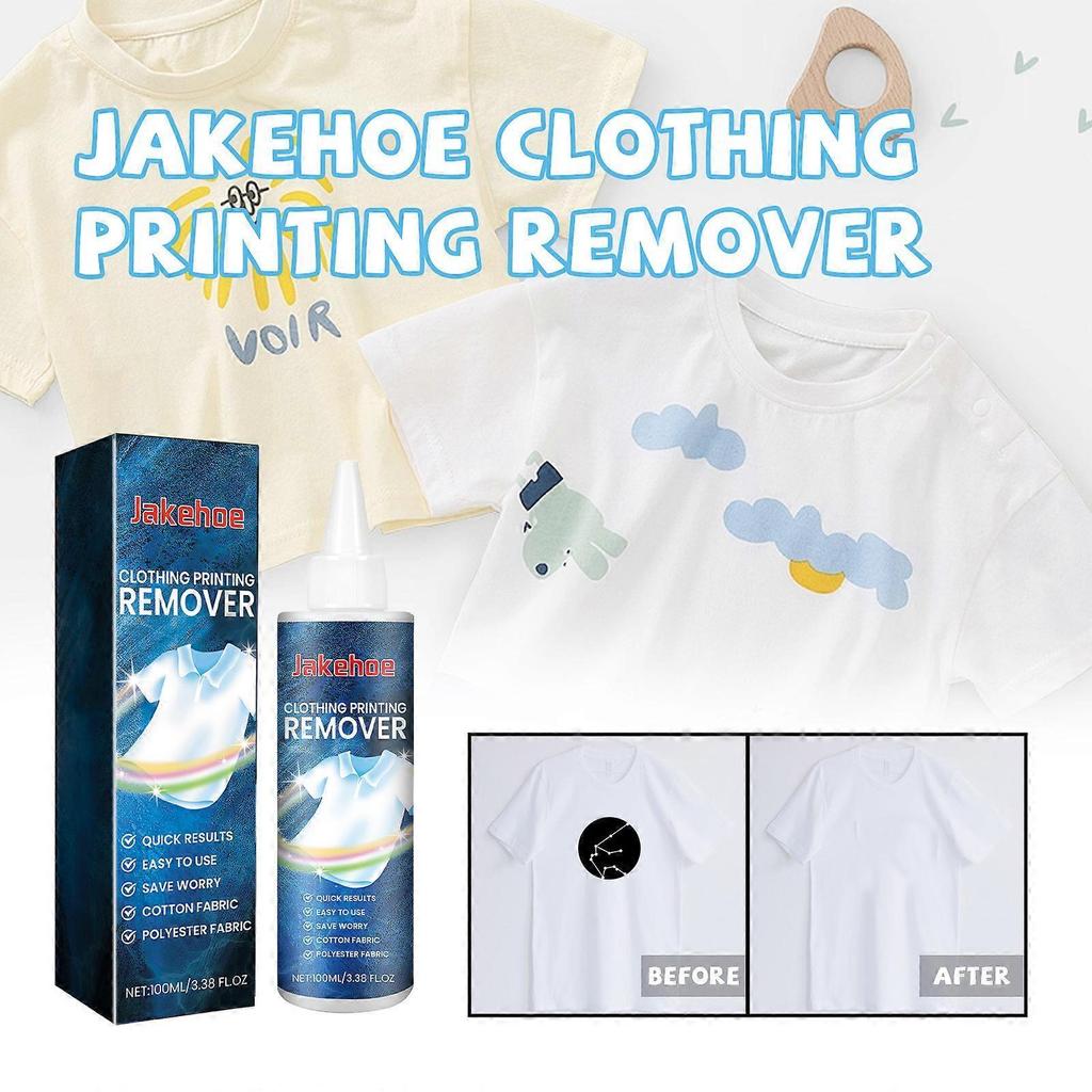 Clothing Letter Print Remover Cloth, Jakehoe Clothes Pattern Printing Cleaning Removal