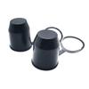 2Pcs/Set Black Tow Bar Ball Cover Hitch Cover Towing Hitch Cover  Trailer Towing