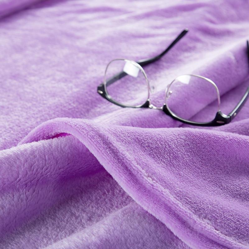 Solid Color Blanket Velvet Bedspread Office/Car Nap Shawl Manta Para Sofá Skin-friendly Plaid Home Bedspread Winter Bed Linen