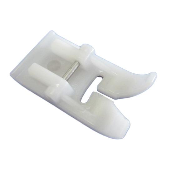 

Пластикова антипригарна притискна лапка для швейної машини для застібної машини з низьким хвостовиком білий